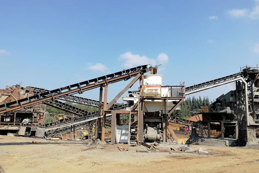 Fluorite ore sand production line