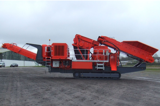 Mobile crushing station in the role of coal grinding production